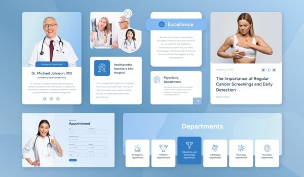 مزایای طراحی سایت پزشکی - پارس وب